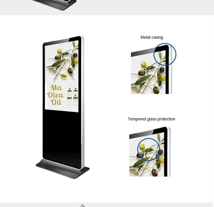 55 inch promotional display,advertising marketing equipment,lcd monitor usb video media player for advertising