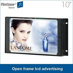 10 inch AD1005WF open frame lcd advertising on products, 10 inch commercial lcd display industry grade design,  10 inch tv video player loop play