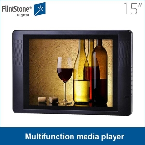 Promotional 15 inch auto loop lcd advertising player