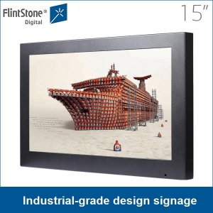 15-Zoll-Industriequalität Design Digital Signage LCD-Werbedisplays