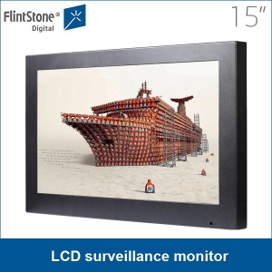 15-Zoll-Metallgehäuse TFT LCD Überwachungsmonitor