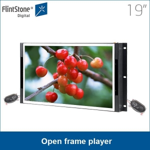19-Zoll-LCD-Bildschirm digitale Medien Signage Display Auto-Spielen für 24/7/365