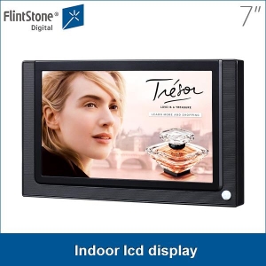 AD705 display LCD interno da 7 pollici, shlef montati piccoli lettori video, in negozio di video advertising