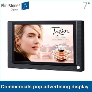 7 pollici schermo spot involucro AD705 plastica pop pubblicità, mensola mouted negli annunci giocatore negozio uso di video
