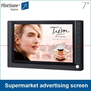 schermo di 7 pollici catena di negozi annuncio video, lettore video LCD chiosco digitale, descrizione del video promozionale di negozio al dettaglio