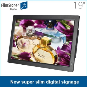 Feuerstein-Stein 19-Zoll-LCD-Digital-Signage, Werbe-Bildschirm, android-Signage-System