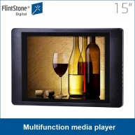 China 15-Zoll-Display für die kommerzielle Förderung Multifunktions Media-Player-Fabrik
