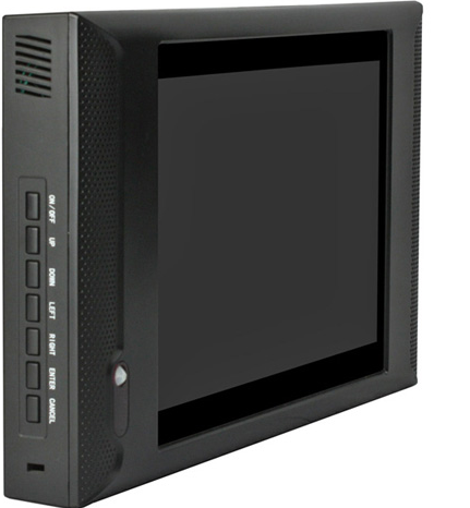 10 pulgadas carcasa de plástico estante pantalla lcd robo montada tiempo de  protección monitor de pantalla