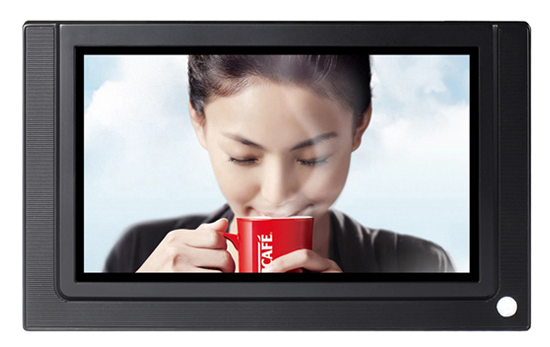 7” small digital signage display, retail store marketing video screen, loop  playing lcd display advertising